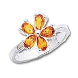 Sterling Silver Citrine ring