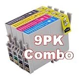 9-Pack Epson Remanufactured Ink Combo work for Stylus Photo R2400 Printers (one of each T059120, T05