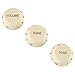 Fender Strat Soft Touch Knob Set, AGED WHITE, 099-2008-000