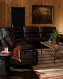 Auburn Leather Sectional