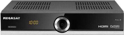 Megasat HD 550 CI Digital Satelliten Receiver (CI- Schacht, 2x Scart Anschl&uuml;sse, HDTV/HDMI, DVB-S/S2, USB 2.0)