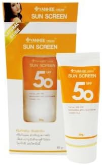Yanhee Cream Sun Screen For Face Cream SPF 50 PA+++ 30 g. Pack of 2