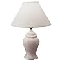 Ore International 15 Ceramic Accent Table Lamp - Ivory