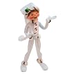 14" White Peppermint Twist Elf By Annalee