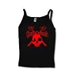 HATEBREED - Red Skull - Black Women's / Girls Spaghetti Strap T-Shirt / Junior Camisole (Girlie / Babydoll)