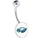 Officially Licensed NFL Logo Belly Ring - Philadelphia Eagles