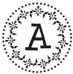 Dots &amp; Splats Monogram Stamp