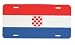 Croatia Croatian Old Flag Vanity Auto License Plate