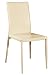 Kitchen & Housewares : Pinzon Kinzie Leather Dining Chair, Cream