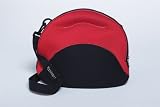 SUPER-INSULATED NEOPRENE "LUNCH-CLUTCH" SHOULDER BAG LUNCH TOTE - RED