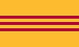 IMAGE OF America's Flag Company FF5X8NSVI1 5-Foot by 8-Foot Nylon Old South Vietnam Flag