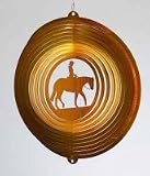 Cowgirl 12 inch Wind Spinner
