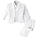 Spring Notion Baby Boys' White Classic Fit Tuxedo Set, No Tail