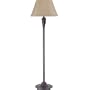 Royce Lighting RLFL5142/1-21 Brentwood Collection Indoor/Outdoor Floor Lamp, Tan Fabric Shades, Grecian Bronze Finish