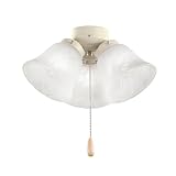 Kichler 338505ADC 3 Light Ceiling Fan Light Kit in Adobe Cream