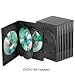 Electronics : Ultra 10 Pack Slim CD & DVD Cases - Holds 4 Disk per Case