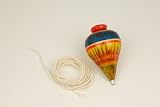 Wood Spinning Top - Trompo De Madera Con Cuerda
