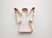 The Fussy Pup Guardian Angel Cookie Cutter 4.5 Inch Handcrafted in USA