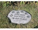 Dogs Leave Paw Prints on our Hearts Tiding Stone