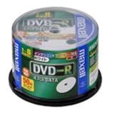 マクセル｜マクセル データ用DVD-R 4.7GB 8倍速 プリンタブルワイド 50枚（スピンドルケース） DR47STWPC.50SP