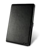 Melkco - Asus Eee Pad Transformer TF101 10.1 Handmade Premium Genuine Cowhide Slim Leather Case Book Type with 3-Angle Stand Black