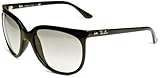 Ray-Ban RB4126 Cats 1000 Sunglasses 57 mm, Non-Polarized, Black/Smoke Gradient