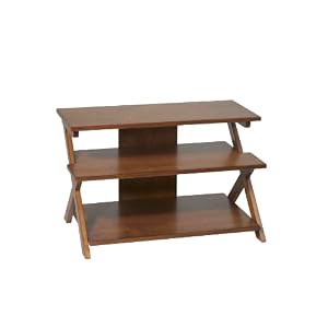 Office Star 36IN X Tv Stand Medium Oak