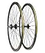ACTION WHEEL ALLOY 700 SET VUELTA PISTA TRACK BLACK