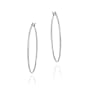 Sterling Silver 49mm Polished Large Hoop Earrings