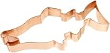 Old River Road Salmon Shape Cookie Cutter, Copper