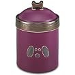 Dog Treat Jar Eggplant Animal Accessories