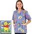 Search : Barco Uniforms Winnie the Pooh Disney Picture Perfect Medical Scrub Top
