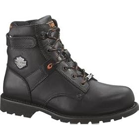 Harley Davidson 'Afterburner' Motorcycle Boots Mens - Black by Harley-Davidson