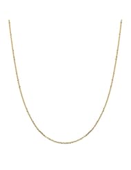 Yellow Gold 18in Sparkle Chain Necklace