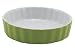 BIA Cordon Bleu 5-Inch Round Quiche, Set of 4, Two-Tone Avocado/White