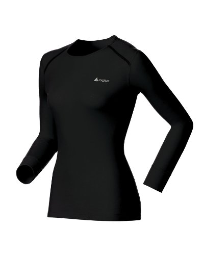 Odlo Damen Unterhemd Long Sleeve crew neck WARM, black, M, 152021 Preisvergleich