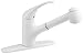 American Standard 4205.100.208 Reliant Single-Control Kitchen Combo Faucet with Pull Out Spray, White Heat