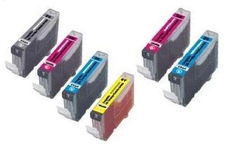6 PK Canon Compatible CLI-8BK,CLI-8C, CLI-8M, CLI-8Y, CLI-8PC, and CLI-8PM for Canon PIXUS iP6600, Canon PIXUS iP6600D, Canon PIXUS iP6700, Canon PIXUS iP6700d