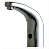 Tools & Hardware : Chicago Faucets 116.111.21.1 HyTronic Traditional Electronic Deck Mounted Lavatory Faucet, Polished