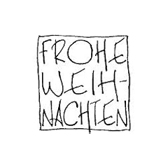 Motivstempel * Bilderstempel * Stempel * Frohe Weihnachten Quadrat * 766186