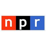NPR National Public Broadcasting Radio car bumper sticker window decal 6 NPR National Public Broadcasting Radio car bumper sticker window decal 6