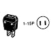 Leviton 015-101P Plug