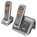 Uniden DECT 6.0 Compact Cordless Phone with Caller ID and Extra Handset and Charging Cradle.