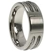Titanium Ring with lasercut design. Width: 8mm Titanium Ring with lasercut design. Width: 8mm
