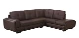 New 2pc Contemporary Leather Sectional Sofa #DK-3614