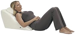 White Fleece Back Wedge w/Internal Massage