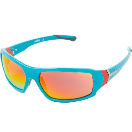 Smith Optics Spoiler Sunglass (Teal Orange/Red Mirror, Ignitor, Clear) Smith Optics Spoiler Sunglass (Teal Orange/Red Mirror, Ignitor, Clear)