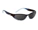 Angel Shiny Crystal Gradient Blue Vixen Sunglasses w/ Smoke Lens