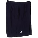Russell Athletic Men's Cotton Performance Baseline Short, Navy, X-Large