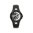Harley-Davidson&reg; Men's White Face Black Flame Watch by Bulova&reg; 78B112